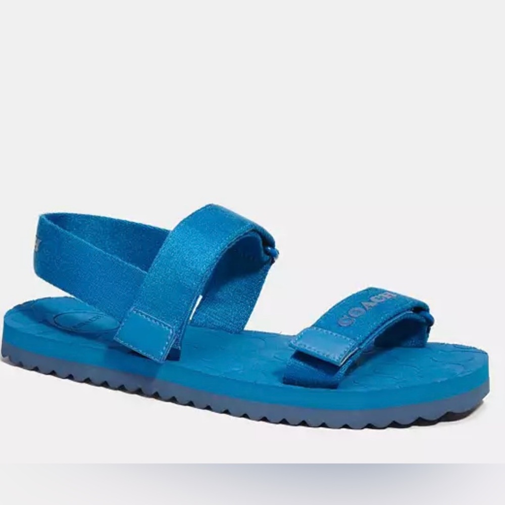 New without box, COACH Blue Jay Sport Sandal, Size 10.